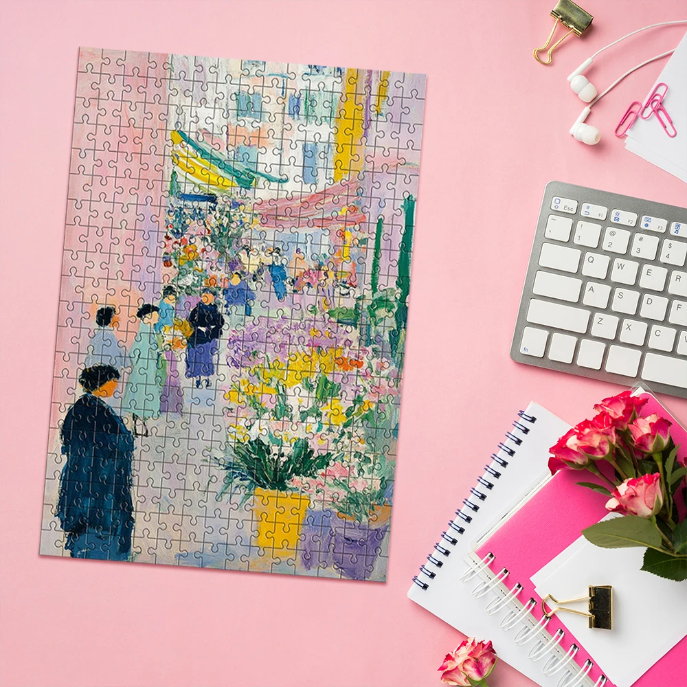 35/300/500pcs  nature Custom Picture Jigsaw puzzle Personalized Picture For Children Toy Baby Gift view 5