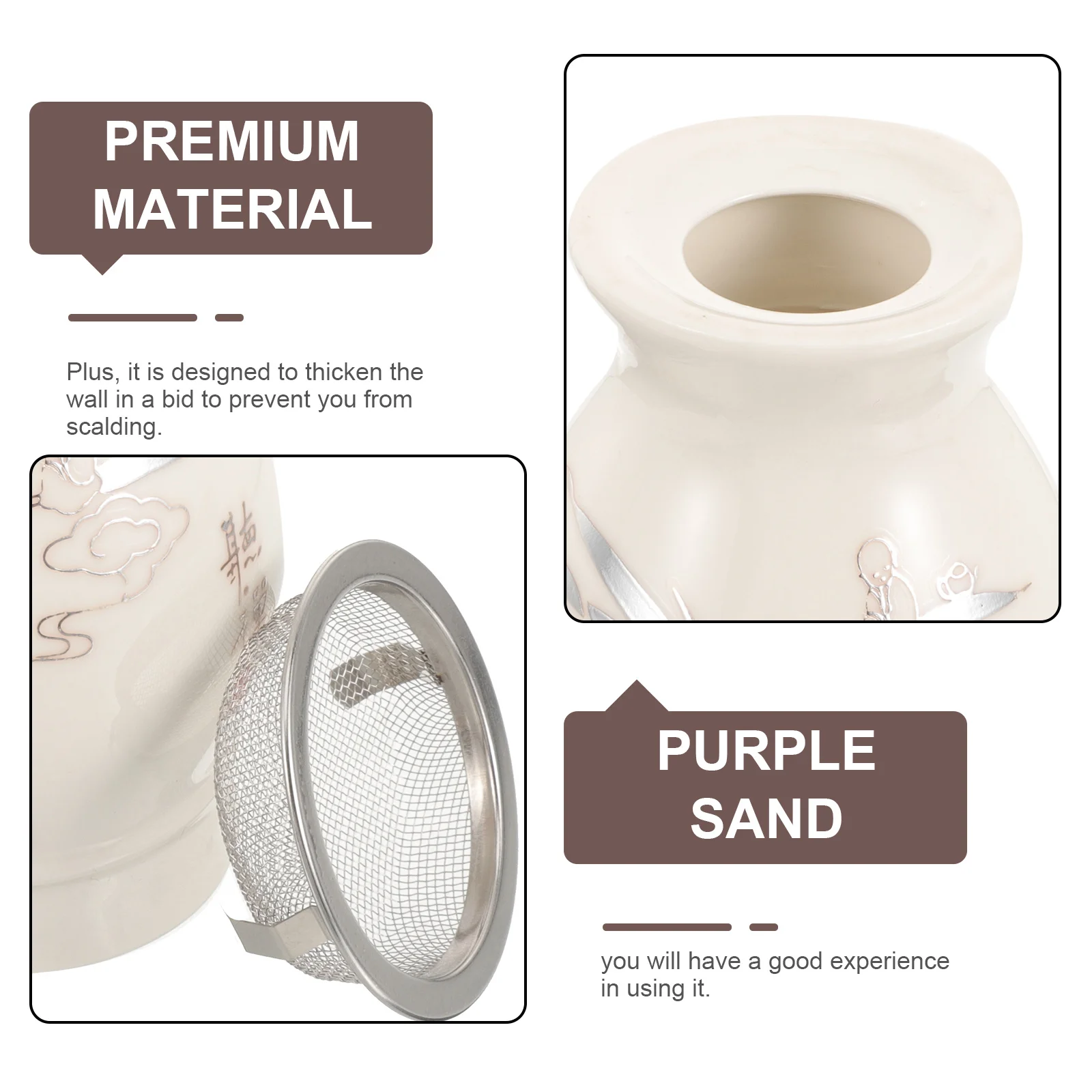 

Ceramic Moxibustion Cup Thickened Wall Household Heat Insulation Moxa Burner Pot Portable Scraping Moxibustion Tool Body Care