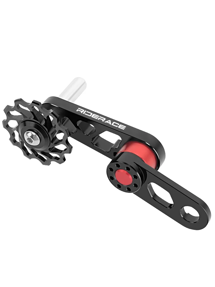 AliExpress riderace Bike Chain Tensioner Bicycle Single Speed Chain Guide Aluminum Alloy Pulley Cycling Chainring Tensioner Rear Derailleur Zipper
