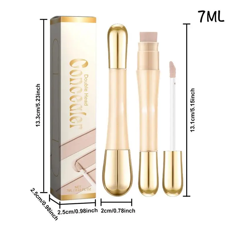 Double Ended Concealer Stick Contour Stick Highlighting Bronzer Face Brighten Waterproof Contouring Makeup Pen Beauty Care Tool