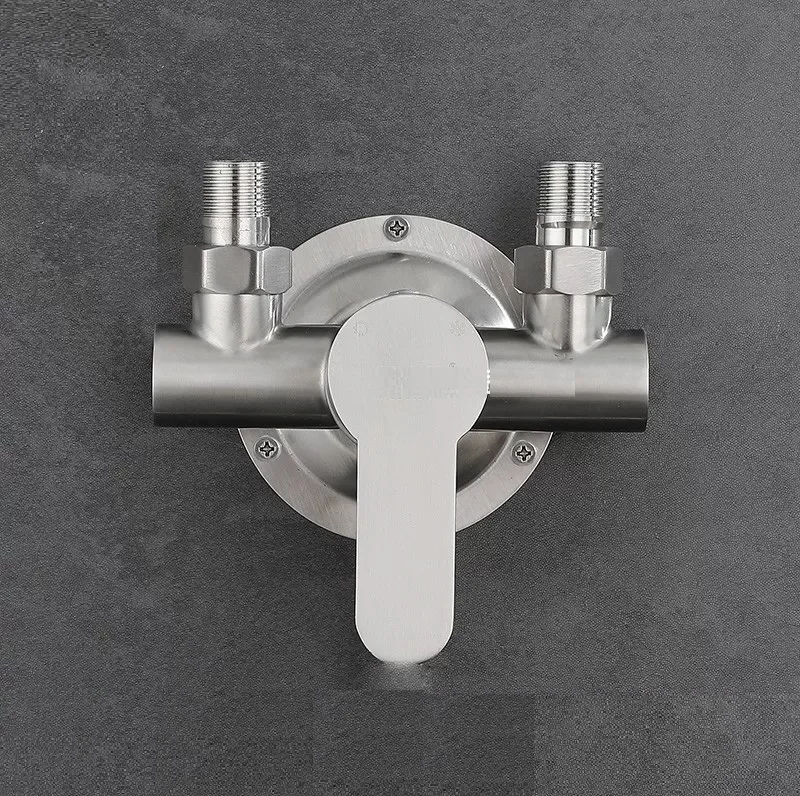 MTTUZK  Wall Mounted 304 stainless steel lead-free shower faucet Upper water inlet or lower water inlet visible faucet valve
