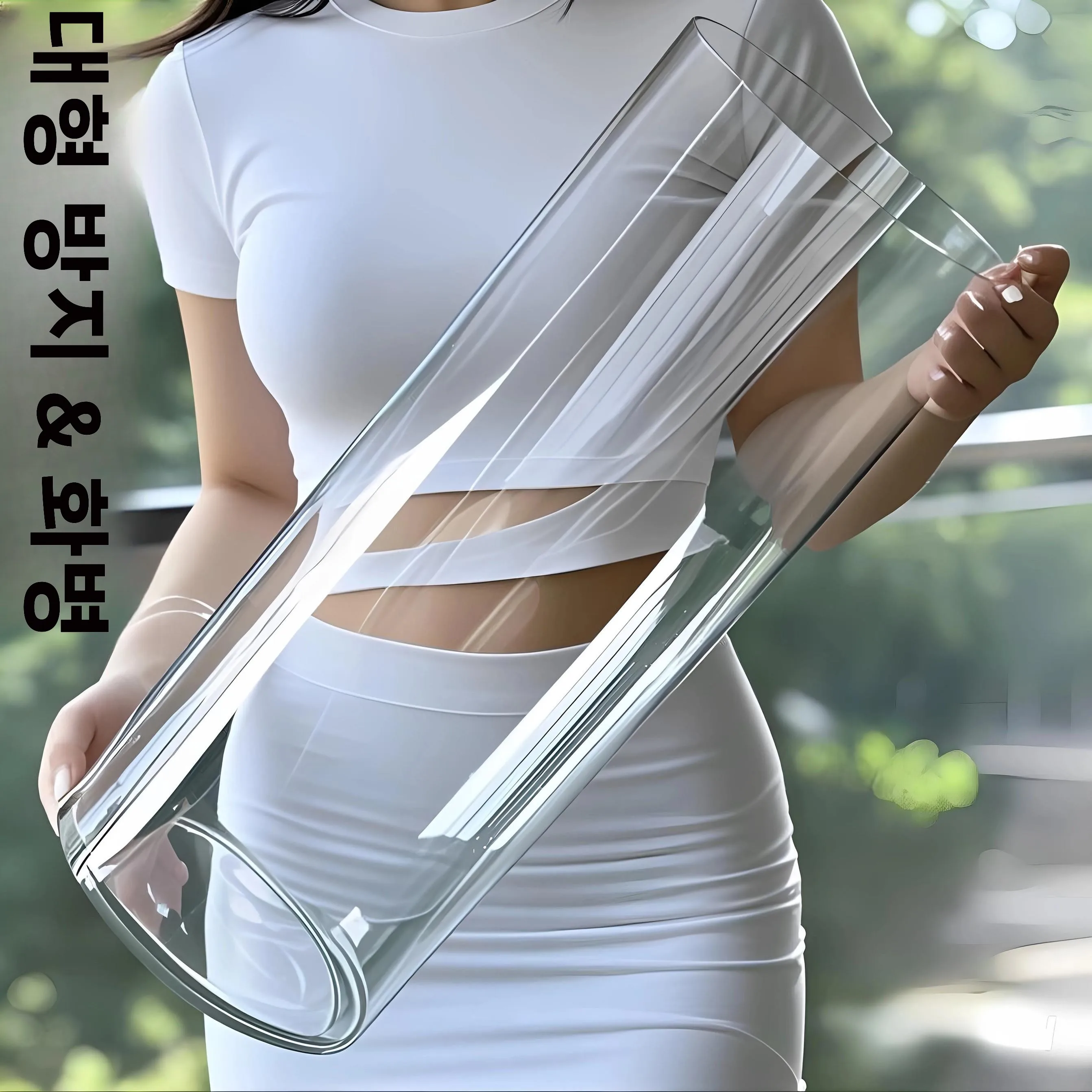 Large Diameter Acrylic Flower Vase Bucket Transparent Impact Resistant Standing Straight Tube Floral Shop Flower Bucket