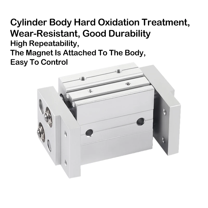 HFT-Serie Pneumatischer Zylinder mit großem Durchmesser, offener Fingerzylinder HFT10/16/20/25/32x20/30/40/60/80/150-S – Detail 8