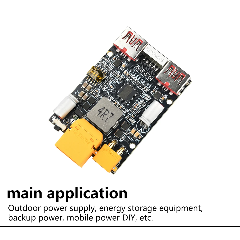 100W 2-6S Lithium Battery Charger Board Fast Charging Mobile Power Bank Module Support PD/QC Protocol DIY Power Bank Kit