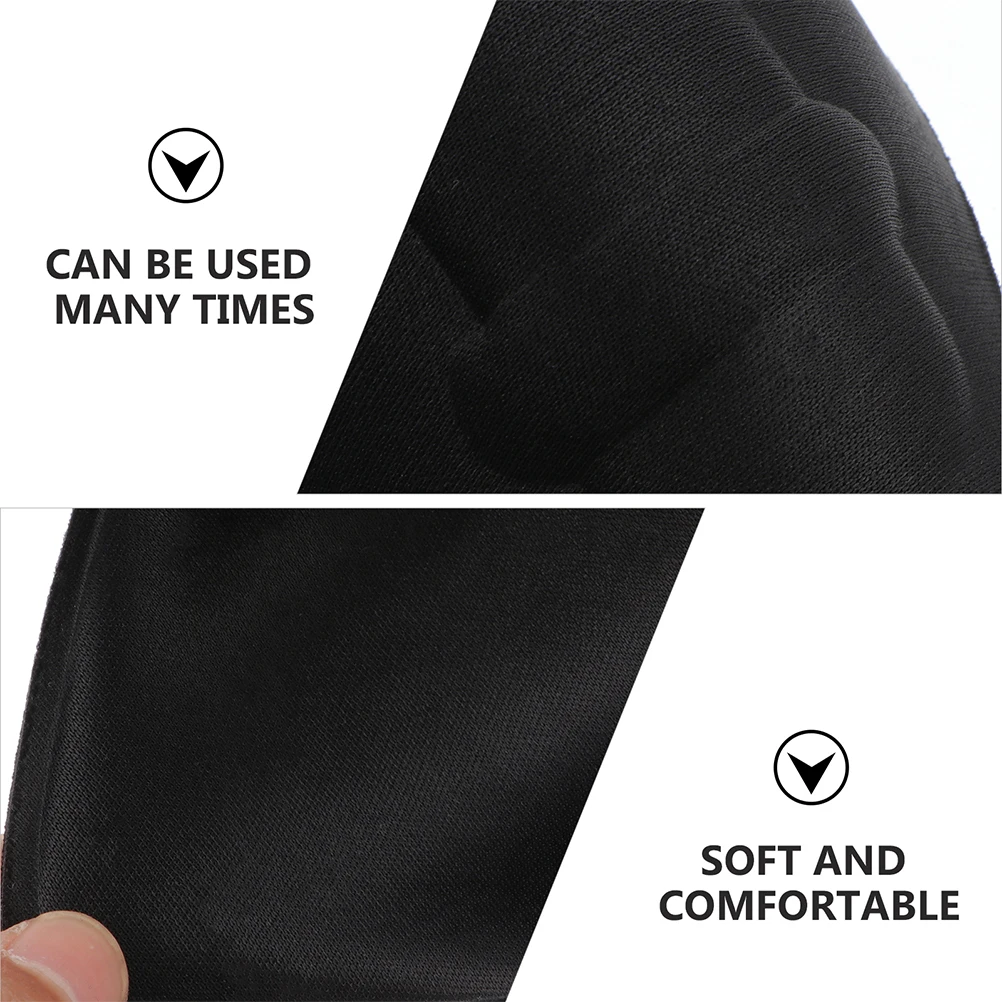 

2pcs Men Underwear Sponge Pad 3D Black Thick Insert Cup Padded Swimsuit Briefs Enlarging Comfortable Triangle Pants
