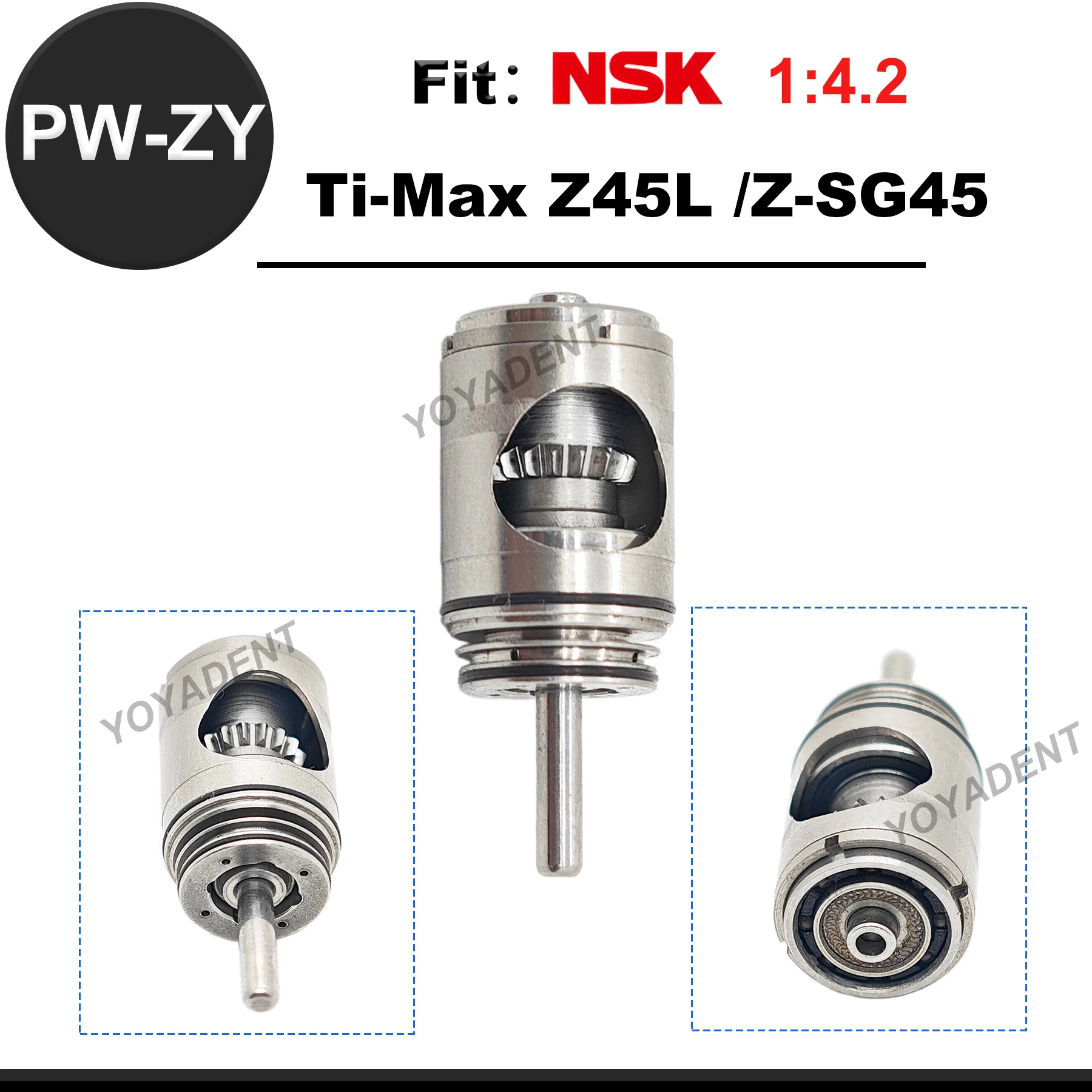 

For NSK 1:4.2 Ti-Max Z45L /Z-SG45 Handpiece Dental Handpiece Cartridge Rotor Accessories