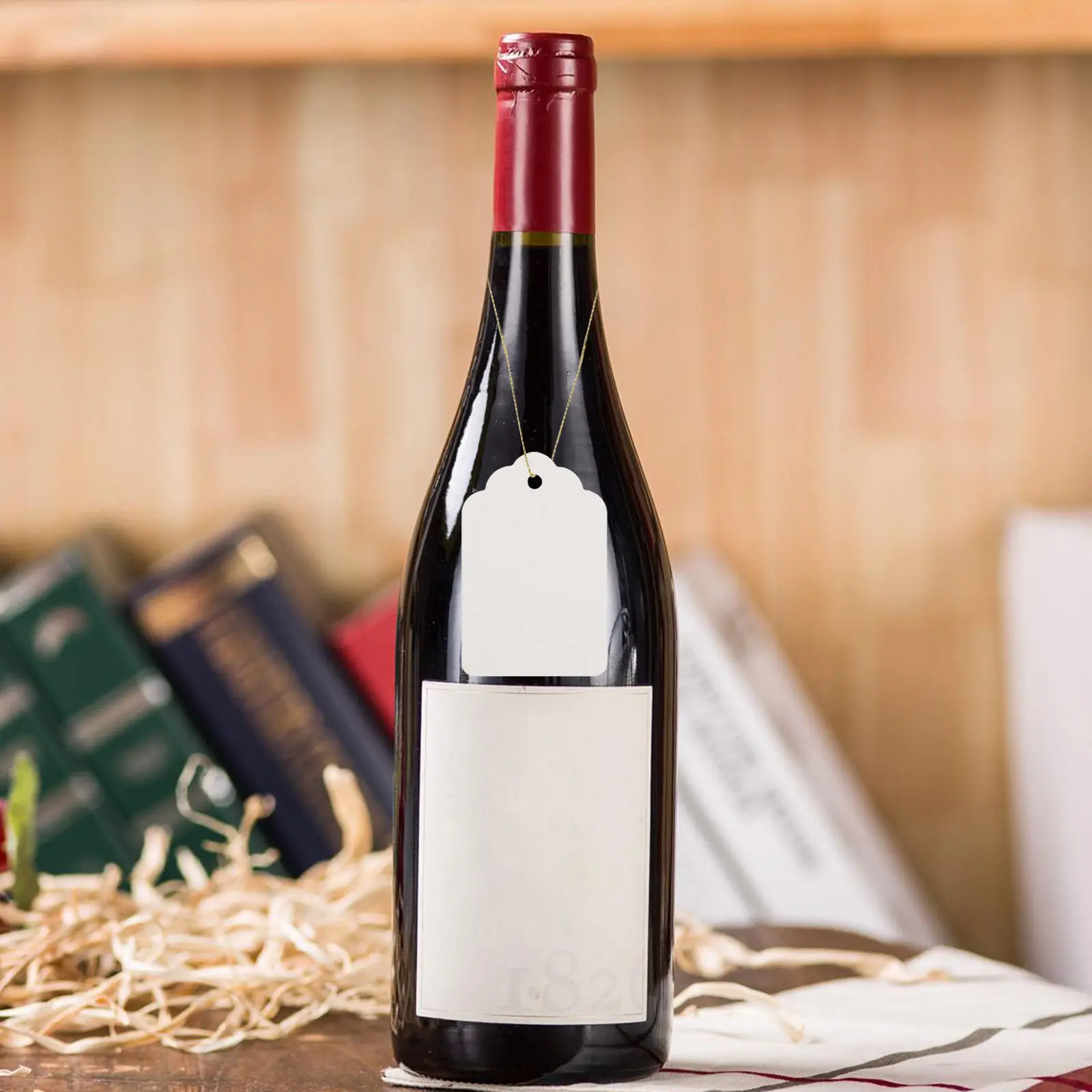 

1000 шт. пустых ценников с отверстием для подвешивания для использования в розничных магазинах, для одежды, обуви, головных уборов, ювелирных изделий, для демонстрации в супермаркетах