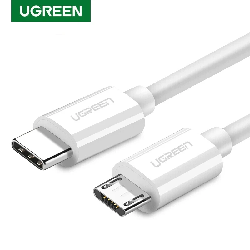 Ugreen-マイクロUSBケーブルタイプCからマイク,huawei,xiaomi,sony,ヘッドフォンジャック,ノートブック充電器,otgオーディオ用