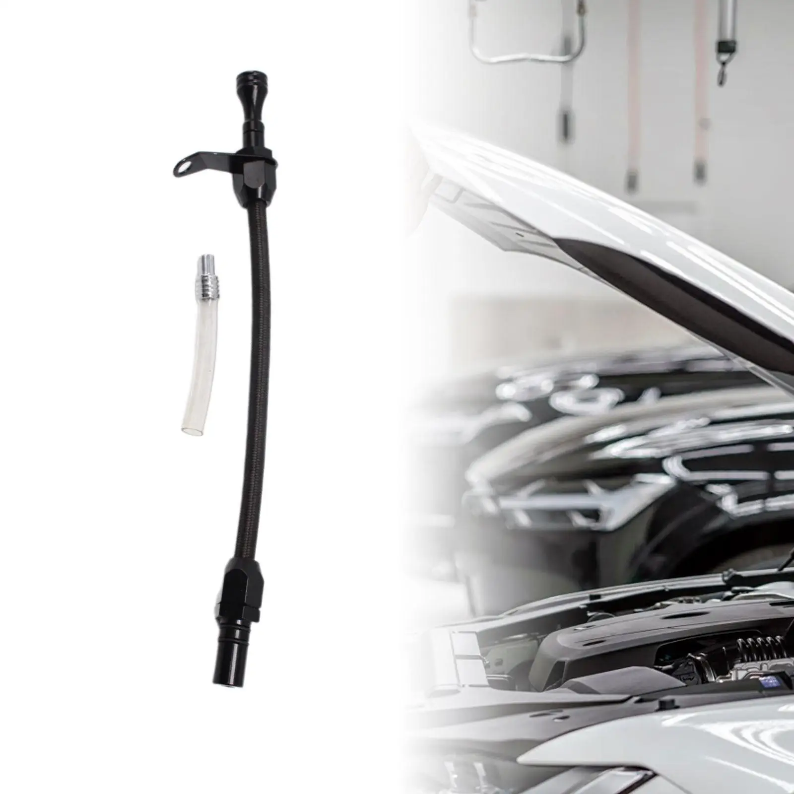 Engine Oil Dipstick Tube Directly Replace 700R4 Transmission Dipstick Metal Accessory for Chevy Models