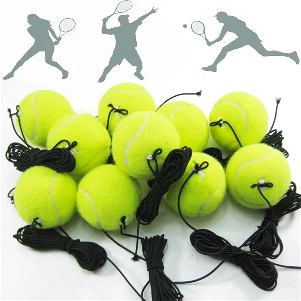 1PCS Professional tennis training ball with elastic string bounce ball with elastic string portable tennis training ball