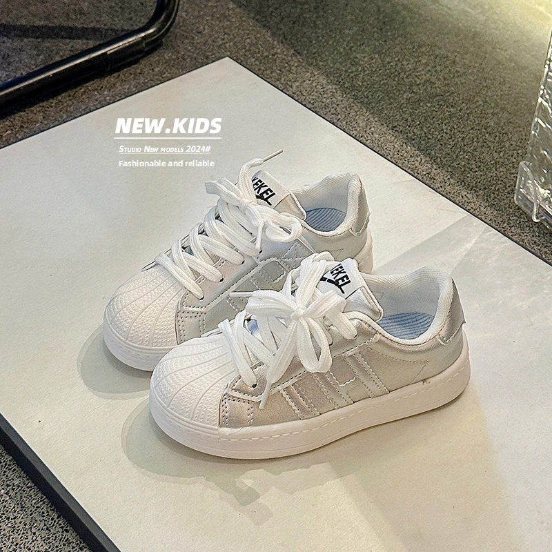 Children Casual Shoes Autumn Spring Baby Soft Toddler Shoes Anti-kick Anti-slip Boys Sneakers Girls Fashion Shell Head Shoes