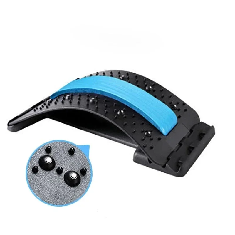 

Back Stretcher Multi-Level Adjustable Massager Waist Neck Fitness Lumbar Cervical Spine Cervical Spine Support Massager