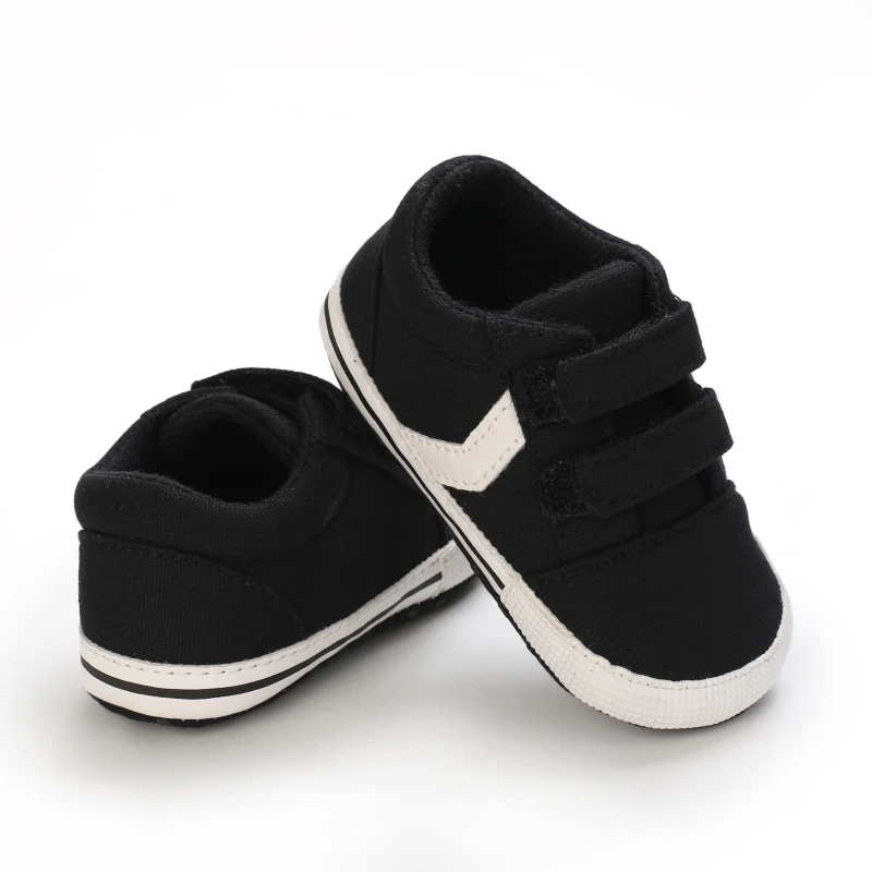 Heißer Verkauf Baby Schuhe Klassische Weiche Sohle Schuhe Newborn Lässige Mode Sport Schuhe Infant Kleinkind Einfarbig Streifen Krippe Schuhe