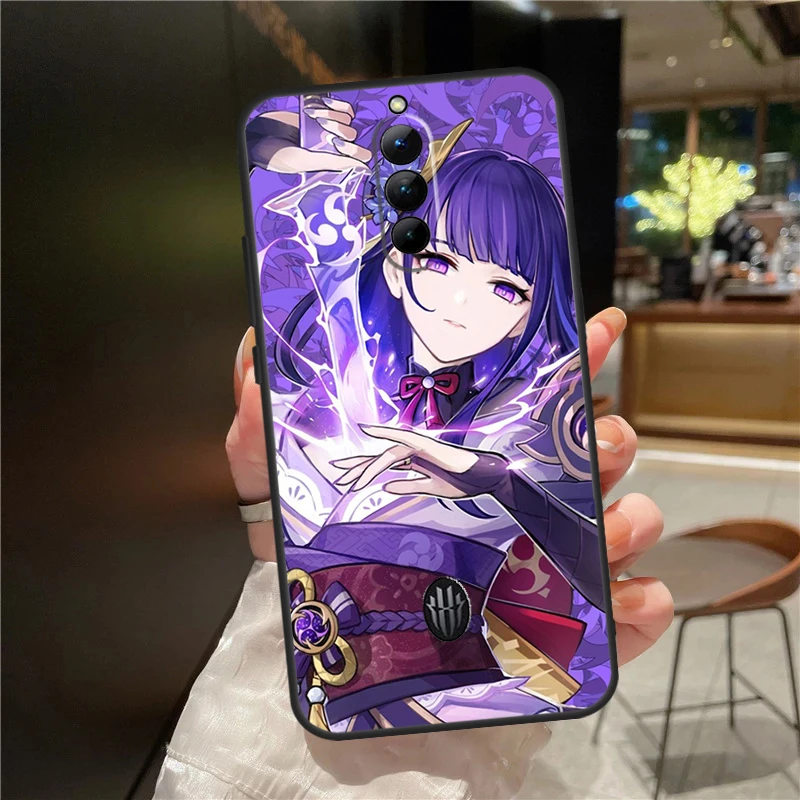 Genshin Impact Raiden Shogun Case For ZTE Nubia Red Magic 8S 8 9 Pro Plus Red Magic 6 7 Pro 6S 7S Pro 5G 5S 6R Funda
