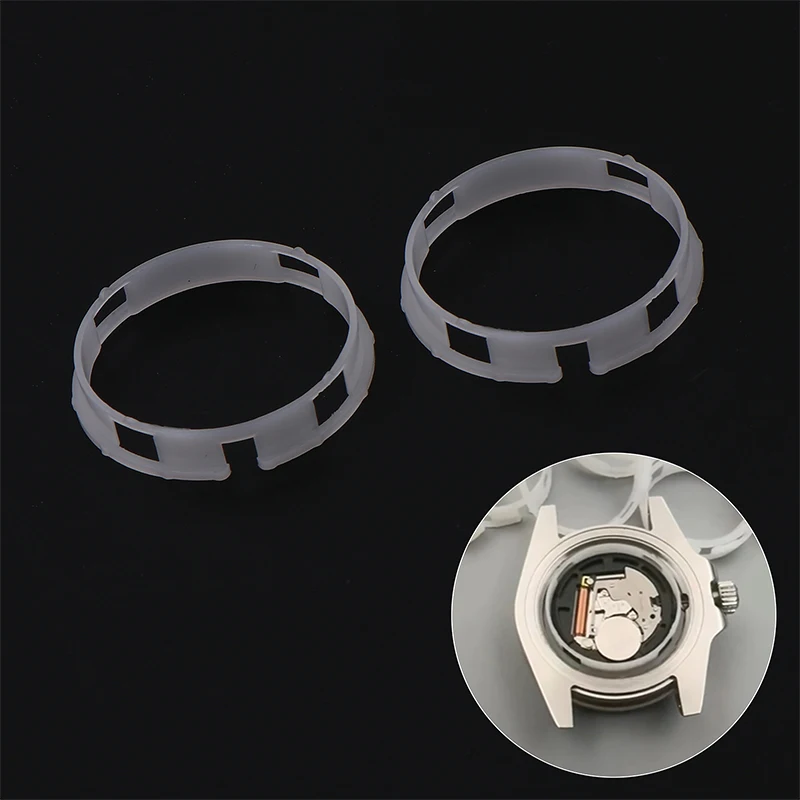 2. حلقة داخلية من البلاستيك المتين وفاصل لحركة روندا 515، تناسب علبة الساعة 36 مم - 40 مم - 1/2 قطعة