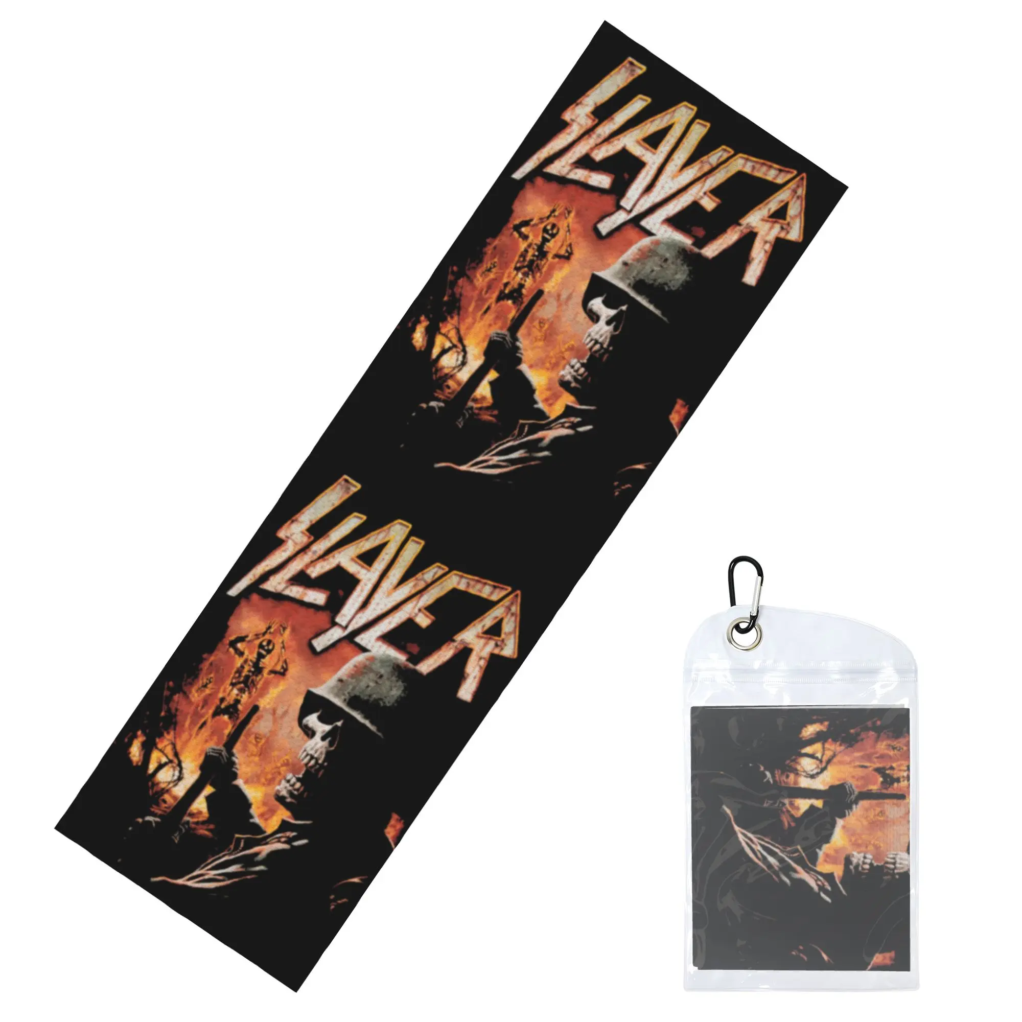 Slayers Thrash Metal Band Cold Exercise Towel  Yoga And Fitness Running Outdoor Activities Travelling Swimming Camping Towels