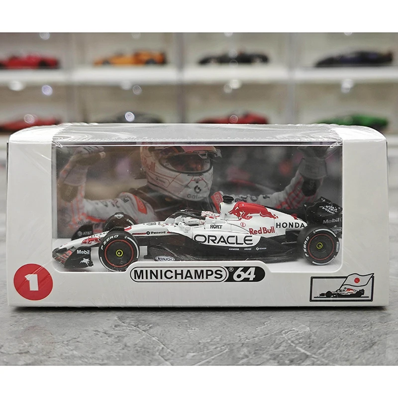 Minichamps Diecast 1/18 مقياس RB21 F1 سبيكة سيارة نموذج 2025 محطة اليابان F1 النصر اللعب المركبات لعب للبنين الصندوق الأصلي