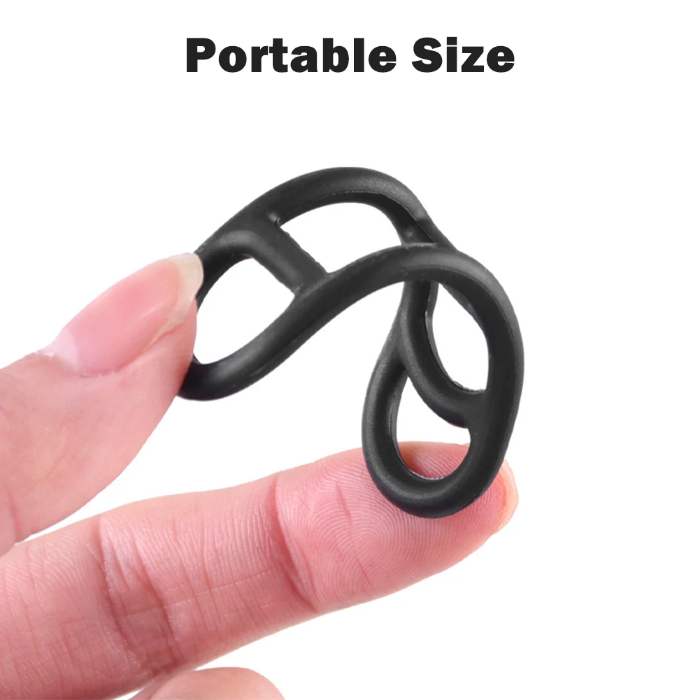 10PCS Bicycle Silicone Strap Bicycle Stretch Rubber Rings Torch Rubber Band Holder, Bicycle Mounting Strap Silicone Handlebar