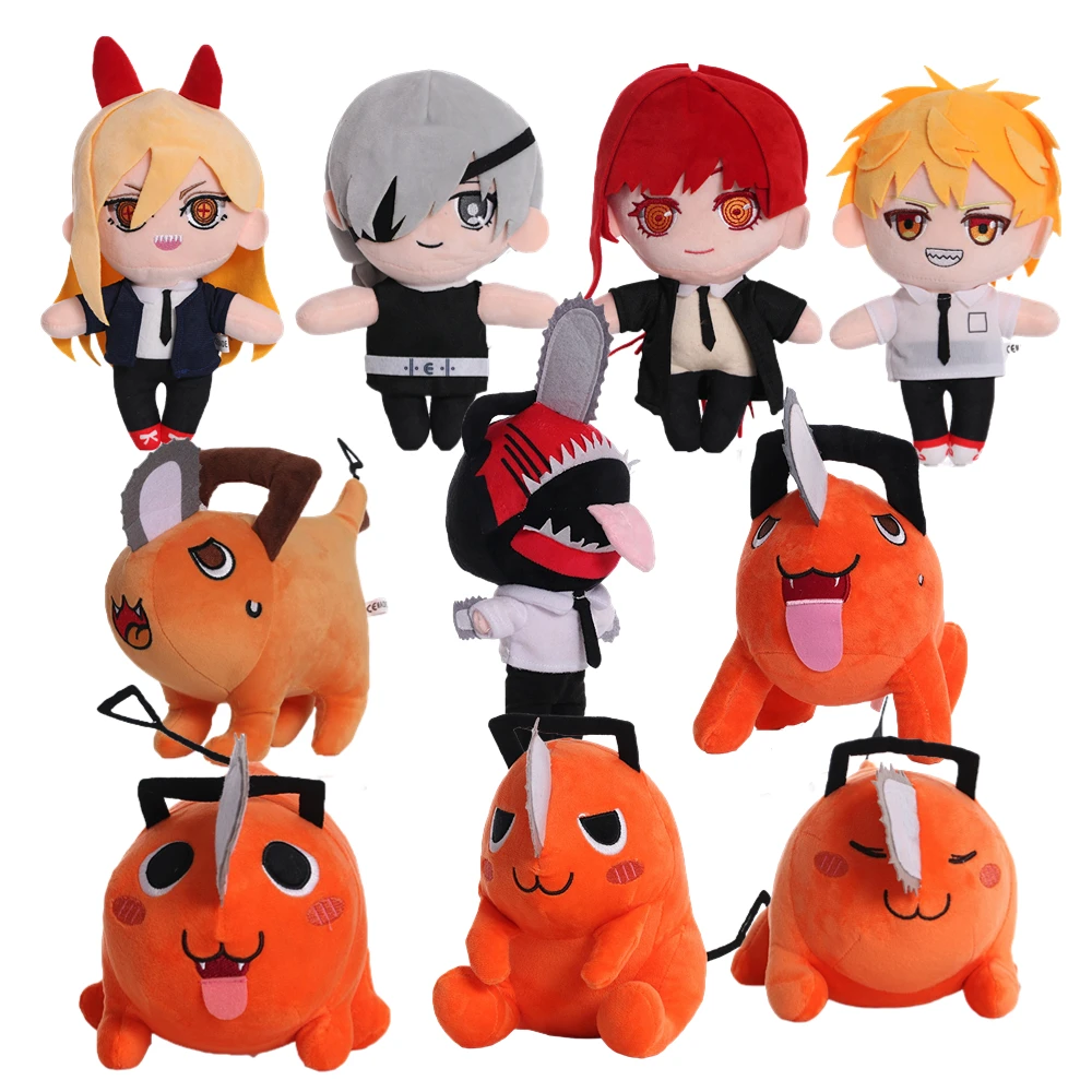 

Chainsaw Man 20-25cm New Cute Anime Plush Doll Cartoon Stuffed Figures Pochita Denji Makima Sugiura Nayuta For Kids Stuffed Toys