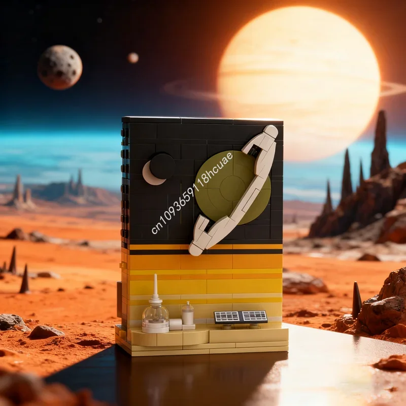 

197 шт. MOC Tales The Space Age Titan Base Космическая модель Строительные блоки Архитектурные игрушки DIY Творческая идея Рождественские подарки для детей