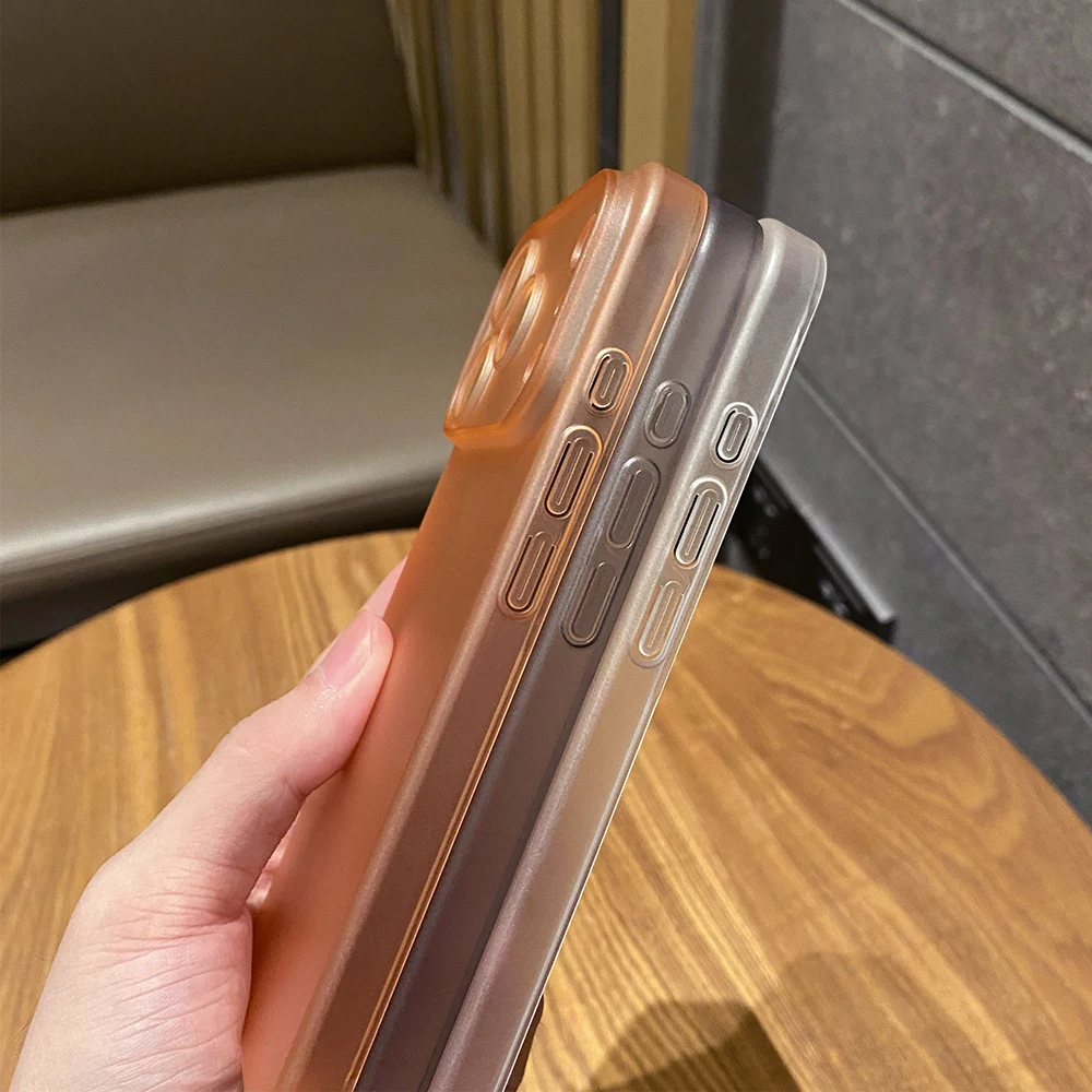 أحدث حافظة هاتف بلوري رفيعة للغاية لهاتف آيفون 17 برو ماكس 12 13 14 15 16 برو ماكس 17 اير بلس 0.3 مللي متر غطاء PP نحيف غير لامع