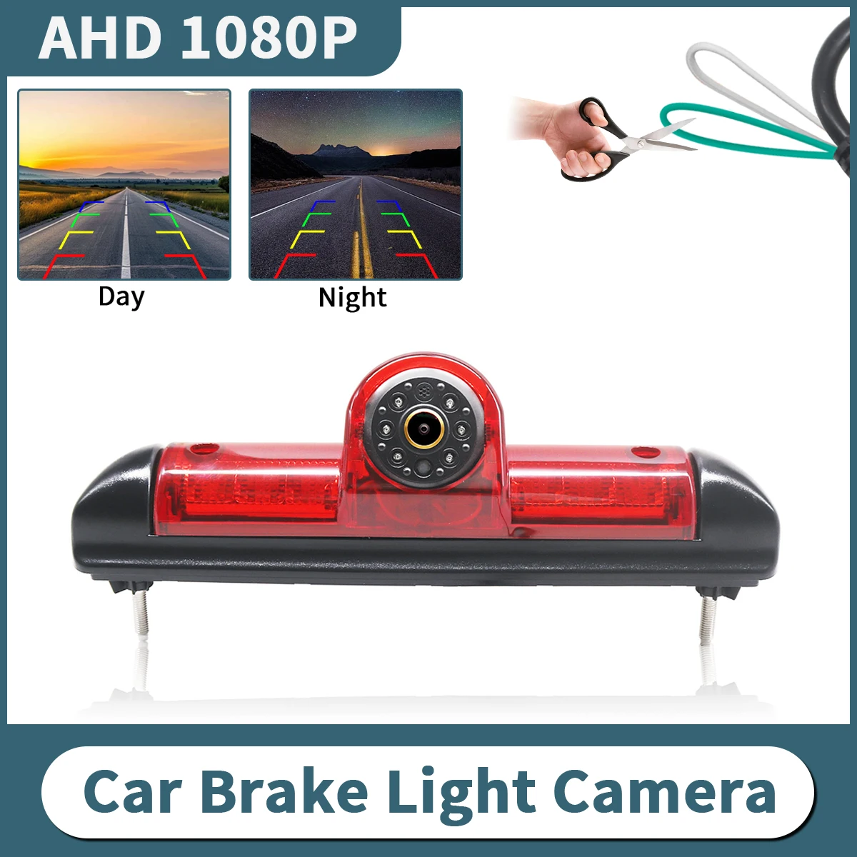 

AHD 1080P Car Brake Light Rear View Camera for FIAT Ducato CITROEN Jumper PEUGEOT Boxer 2006-2015 Waterproof Night Vision