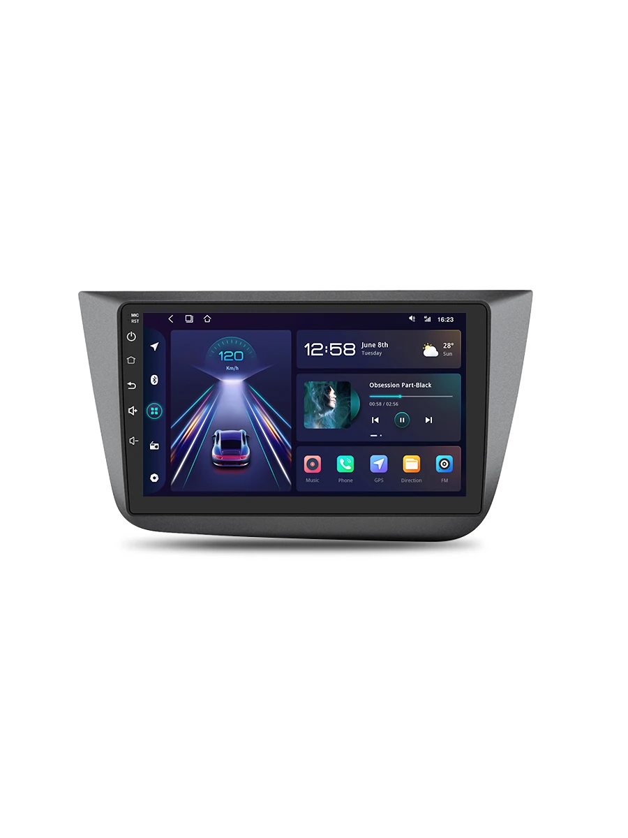 Junsun Draadloze CarPlay Android Auto Radio Voor Seat Altea 2004 2005-2015 Toledo 3 GPS Multimedia 2 din Systemen Stereo - afbeelding 2