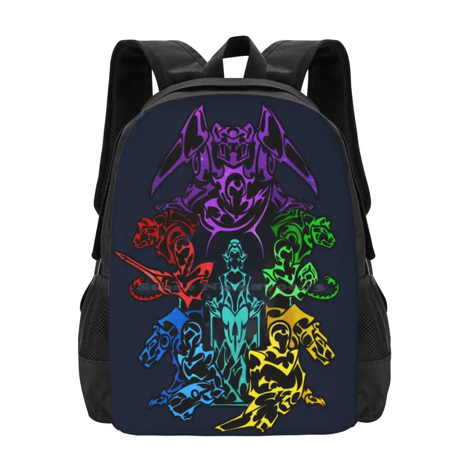 Legendary Fashion Pattern Design Travel Laptop School Backpack Bag Voltron Tribal Shiro Pidge Lance Keith Hunkallura Space