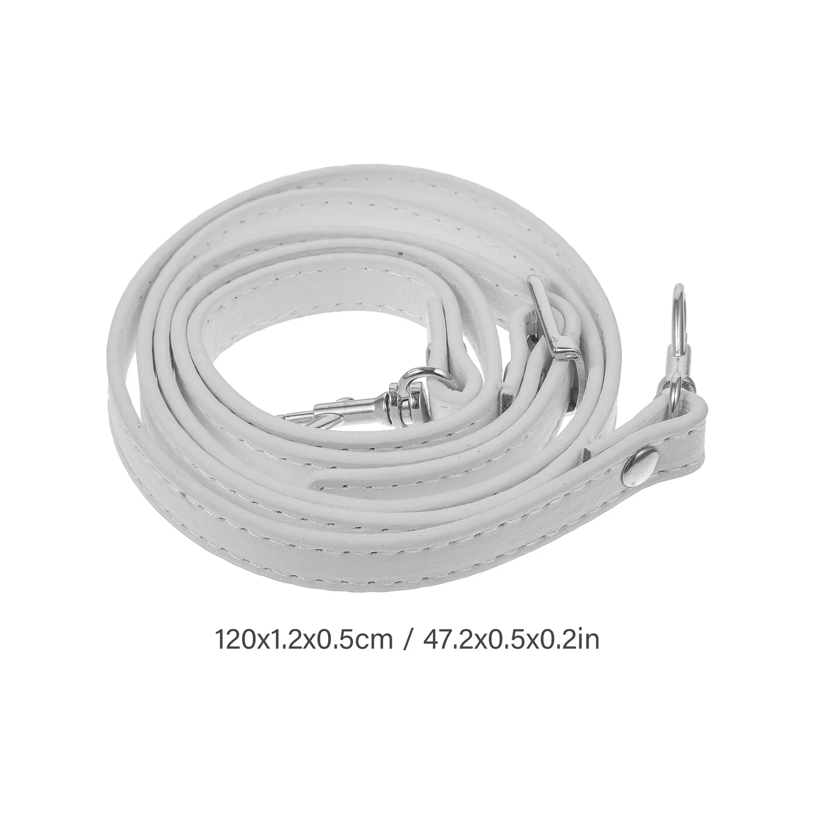 120cm PU Synthetic Adjustable Bag Strap Shoulder Crossbody Replacement Handle for Women Messenger Tote Pouch