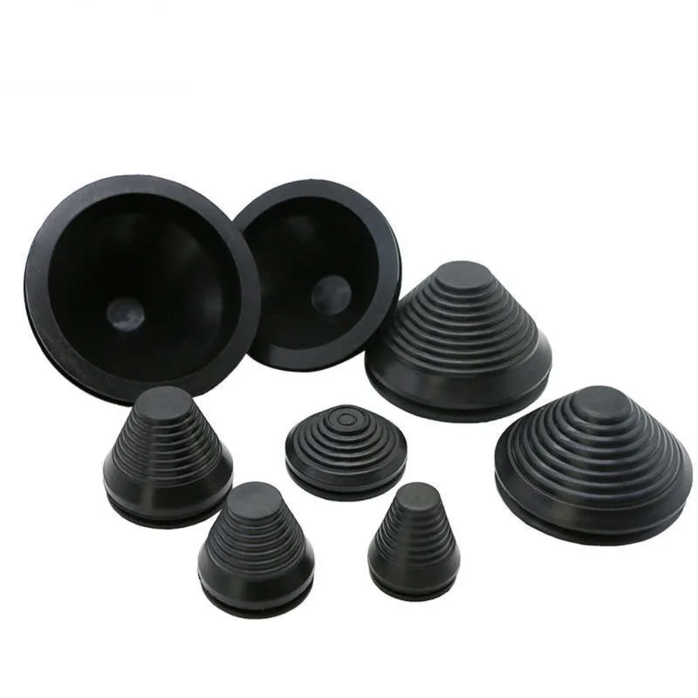 Multi‑Thread Tower‑Type Rubber Sealing Grommet Conical Wire Pass‑Through Ring Dust‑Proof Waterproof Cable Hole Protector Gasket