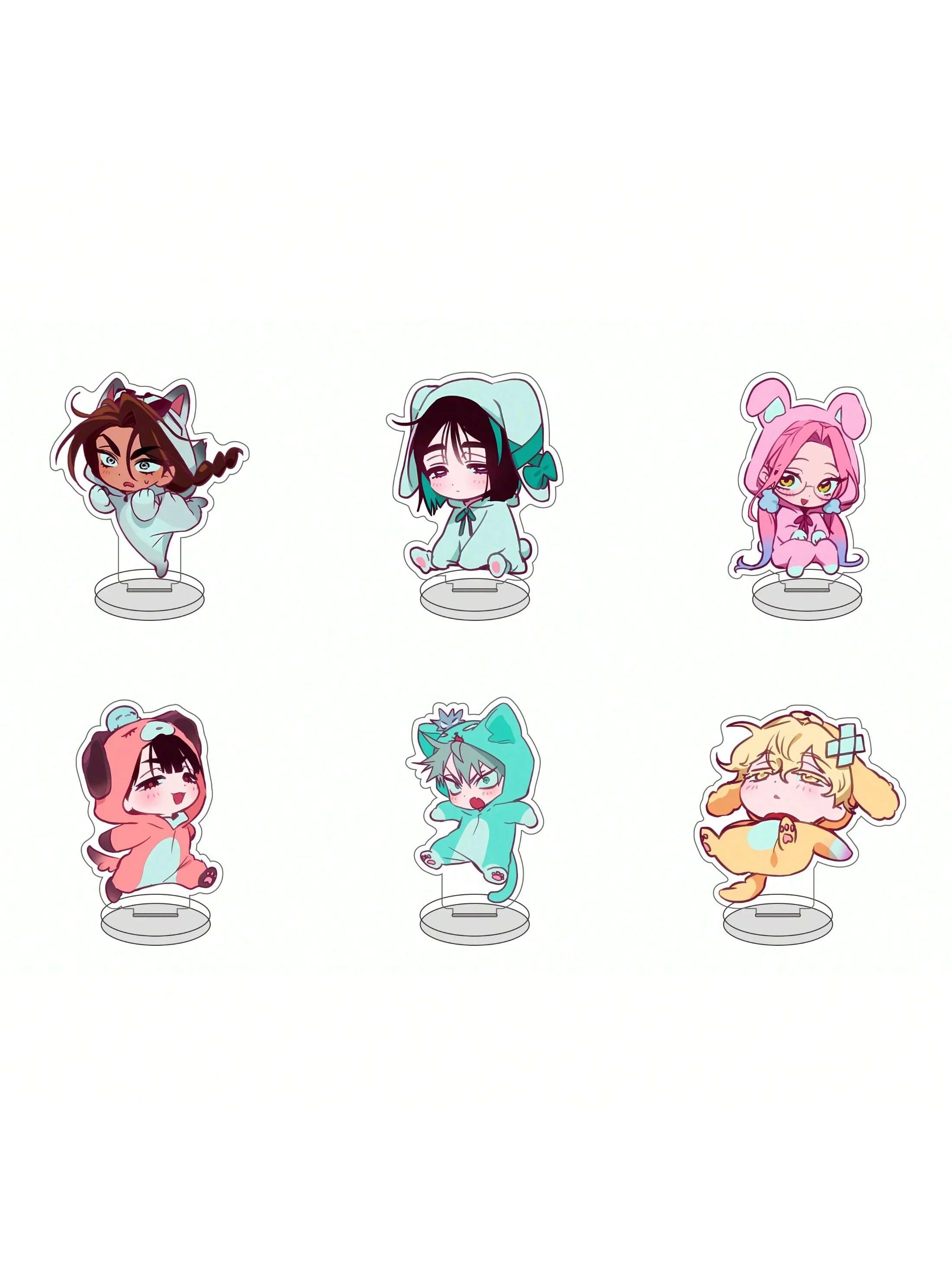 Alien Stage Character Acrilico Standees - Simpatico orecchio di animale Versione Q Mizi/Sua/Till Anime Merch