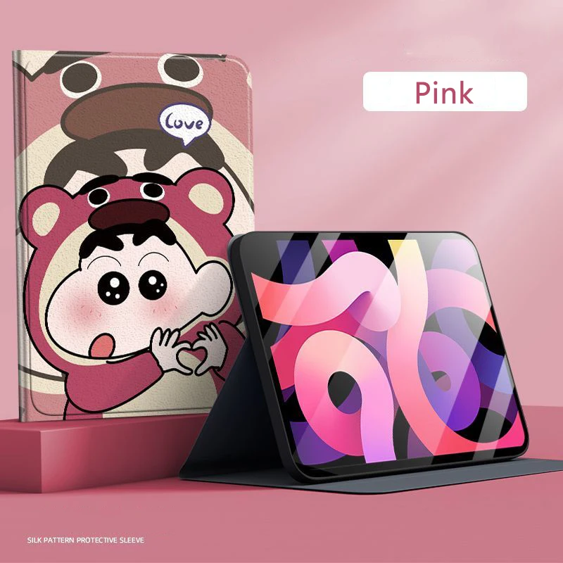 

Crayon Shin-Chan Case For Samsung Galaxy Tab S6 Lite 10.4 Tab S8 TabS9 Plus Stand Case for A8 X200 S7FE 12.4in Lotso Tablet Case