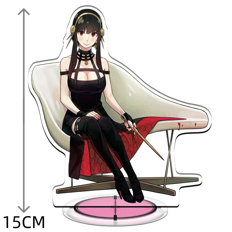 Anime 10-15CM SPY x Family Anya Forger Acrylic Stand Cosplay Prop Doll Model Toy Desk Figure Display Fans' Gift Cartoon Products