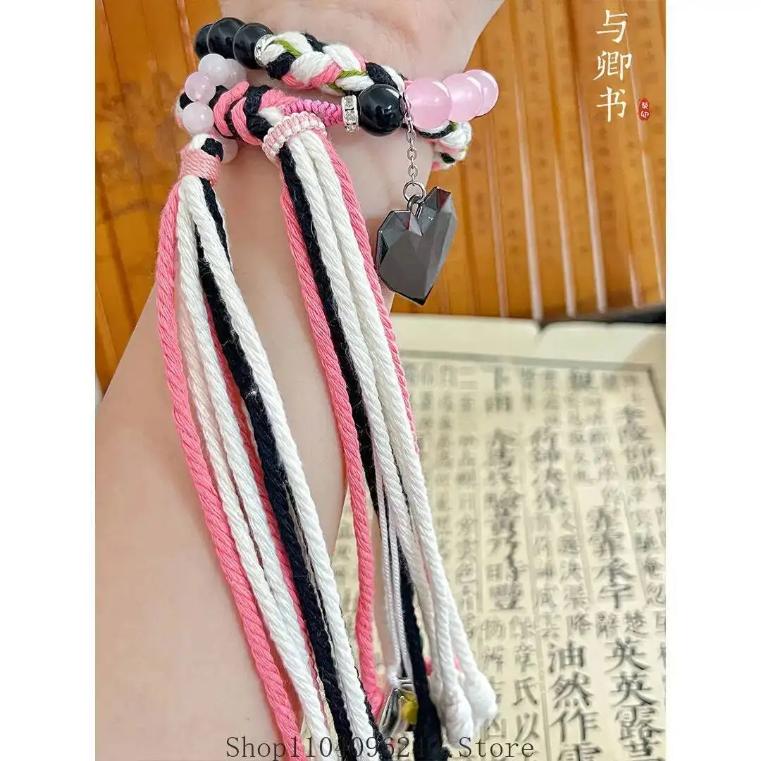 أنيمي لعبة Zenless منطقة صفر نيكول ديمارا تأثيري حبل اليدوية نسج أساور مجوهرات لعبة اليد ملحقات السلسلة الدعائم هدية