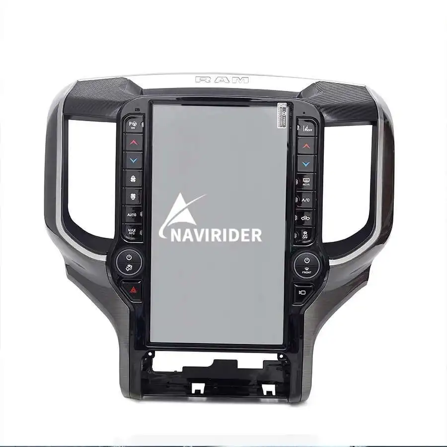 Voor Dodge Ram 1500 2500 3500 2019 2020 2021 2022 2023 Autoradio Multimedia Speler Android 1din Bluetooth Scherm Audio Dsp Stereo - afbeelding 1