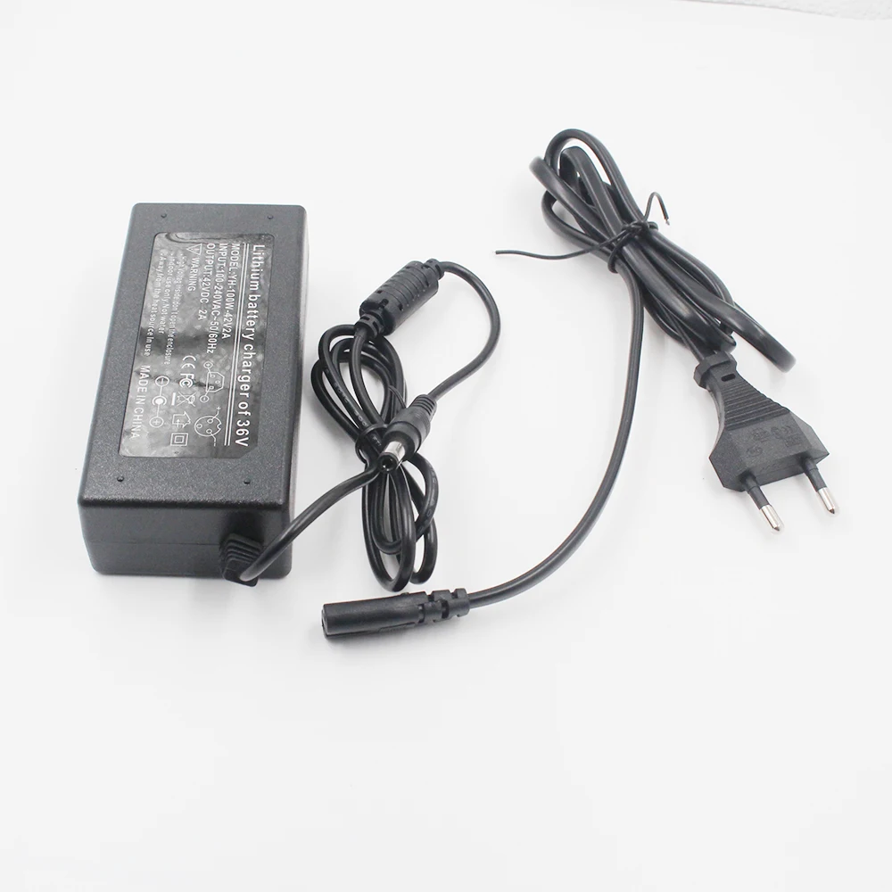 36V2A Standard Battery Charger 42V2A Lithium Li-ion Li-poly Charger For 10 Series 36V Electric Bike Output 42V 2A / 1PCS