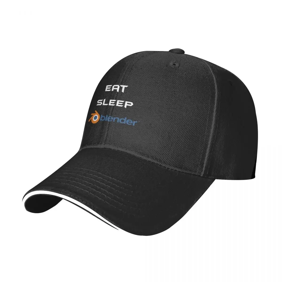 New Eat Sleep Blender - Blender 3D Designer Baseball Cap Beach Sunhat Man Hat Women's