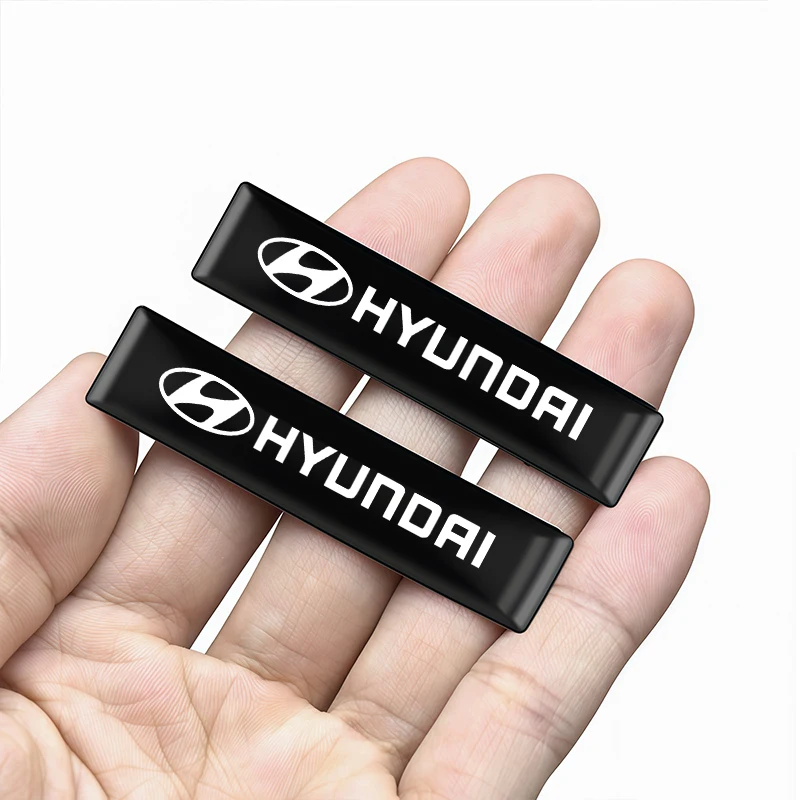 

3D Epoxy Car Interior Exterior Decoration Sticker For Hyundai Elantra Tucson Genesis Avante Grandeur Sonata Casper Kona I10 IX35