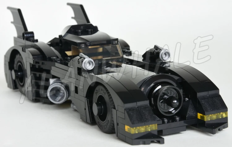 378 pz Super Fighter 1989 Batmobile Car 2019 edizione limitata fiamma scarico 7147 Building Blocks giocattolo compatibile con il modello