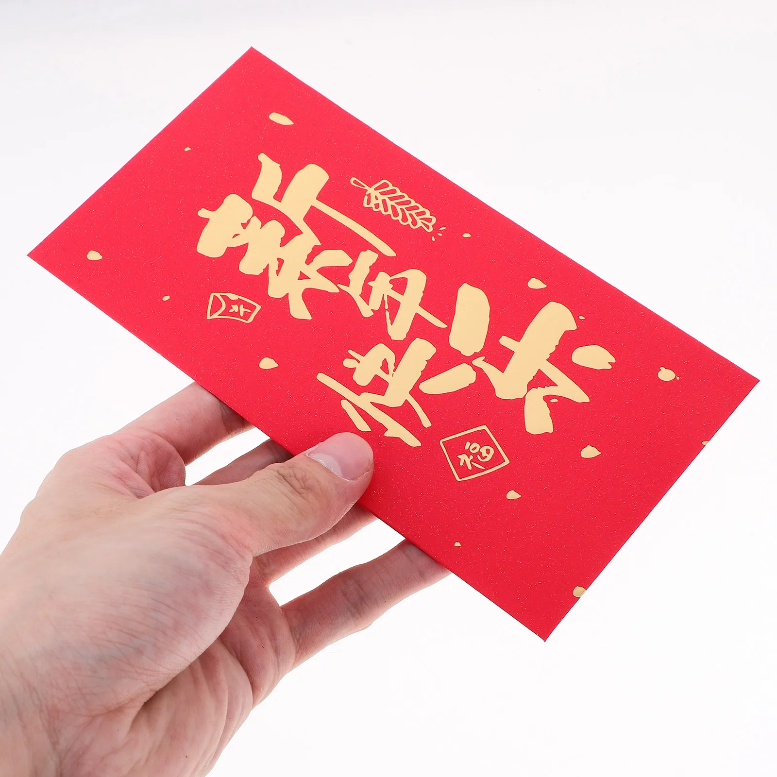 

6Pcs Red Envelopes Chinese Traditional Lucky Money Bags Thickened Paper Spring Festival New Year Wedding Graduation Cash