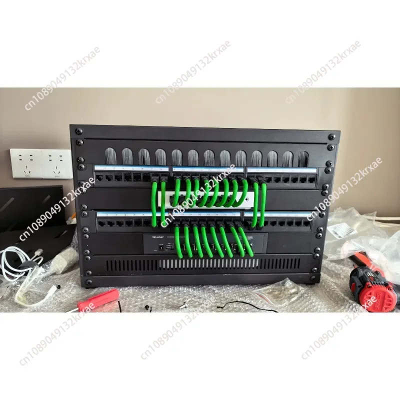 19-Inch Desktop Open Rack Stand, 5U/6U/8U/10U Simple Network Cabinet for Home Monitoring Server Equipment