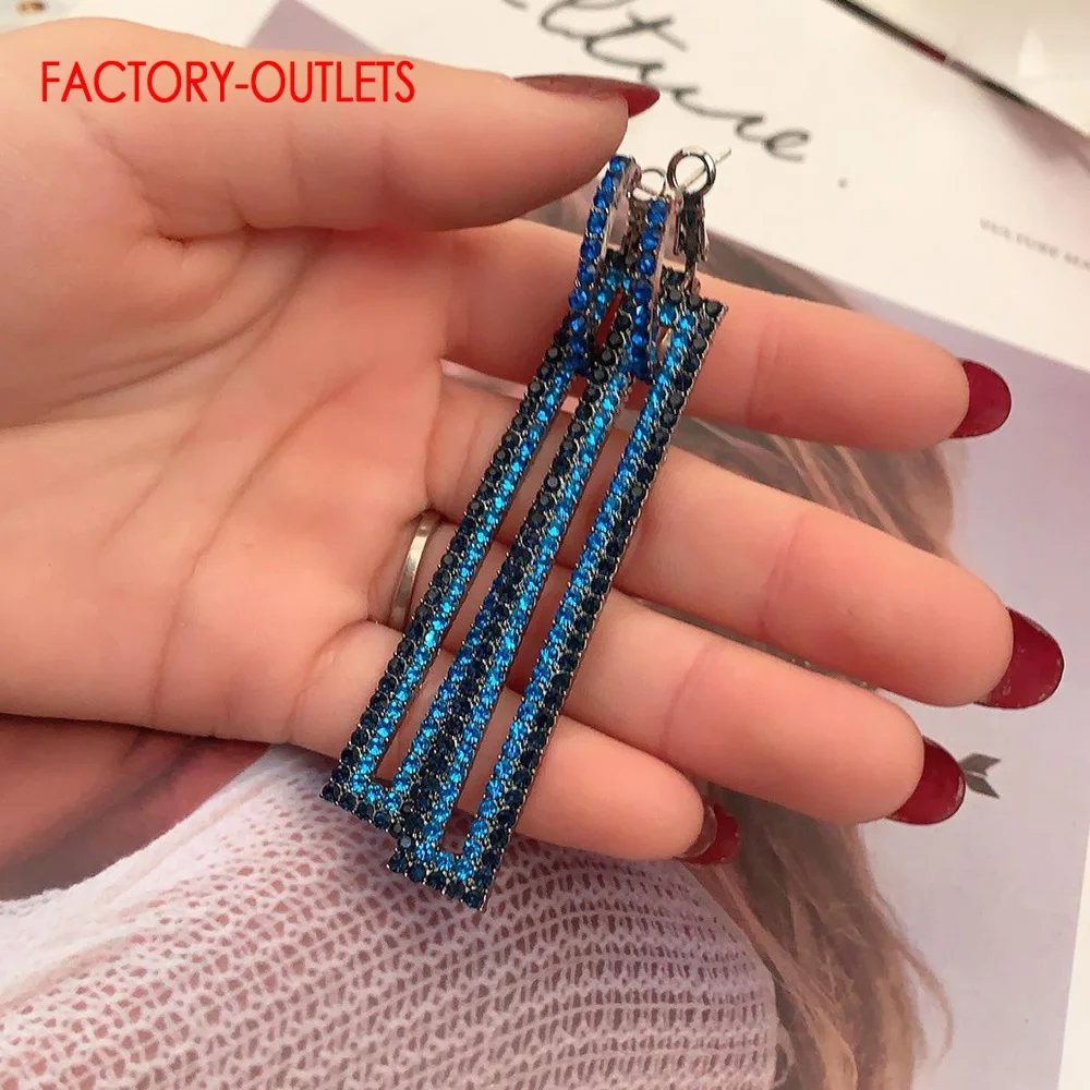 Newest Women Crystal Earrings Multiple Model For Choice Genuine 925 Sterling Silver Dangle Earrings Jewelry Gift For Girl