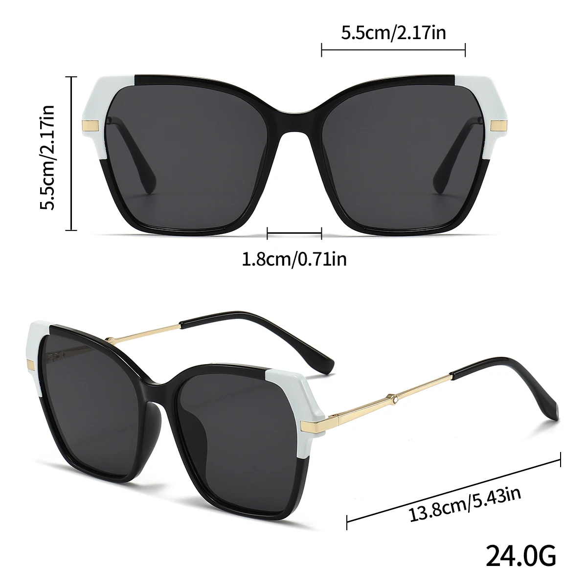 1Pc Women's Fashion Glasses New High-Quality Large Frame Square Leopard Print Retro Sunglasses Street Style Trendy Daily Outing image 6
