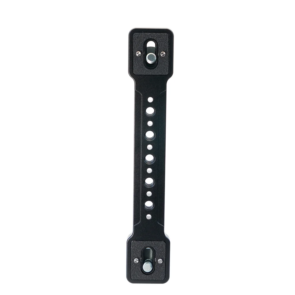 BGNing Aluminium-Horizontalverlängerungsstange mit 1/4-Zoll-Schraube und Arri-Positionierloch für DJI Pocket4 Handy-Fill-Light-Stativstange – Detail 12