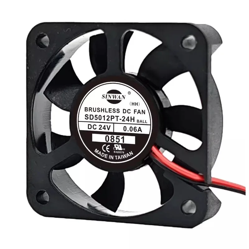 

Новый вентилятор охлаждения для SINWAN SD5012PT-24H 24 В 0,06 А инверторный охлаждающий вентилятор 5010 50*50*10 мм