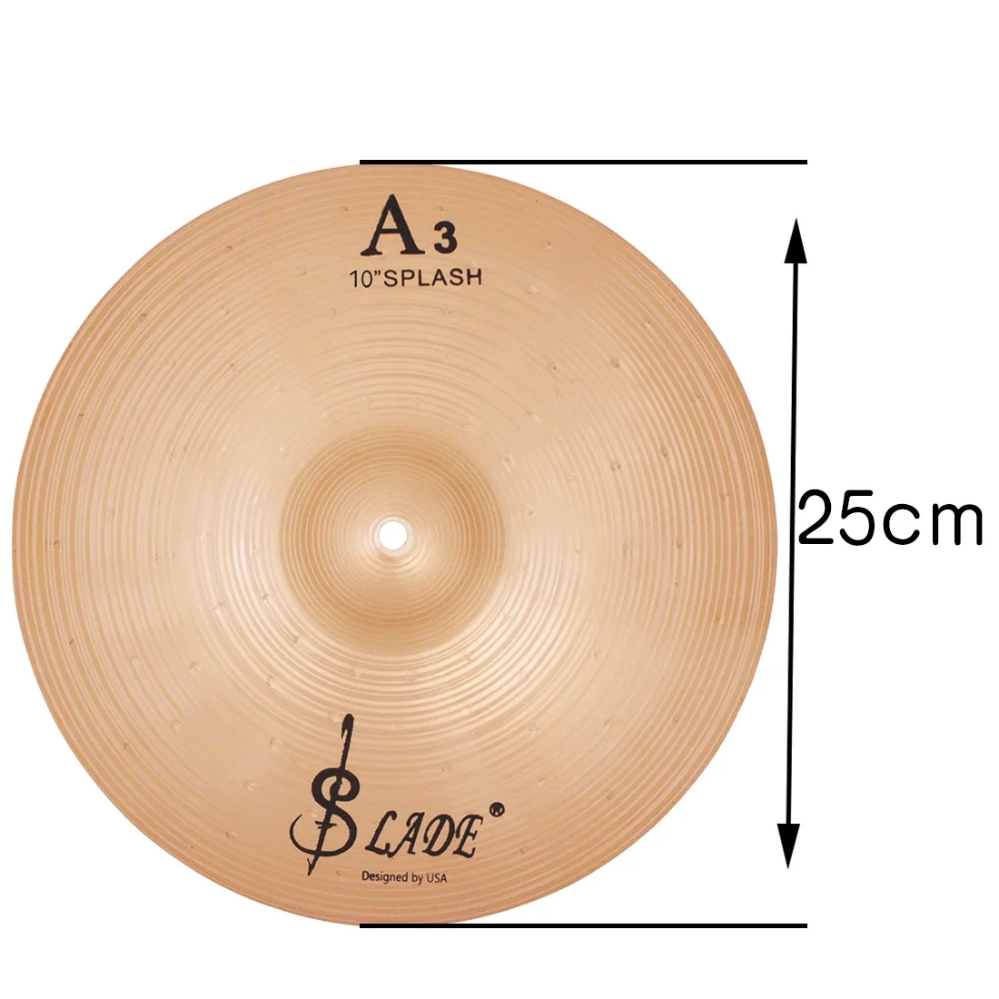 

SLADE 10 Inch Crash Cymbal Gong For Players Beginners Percussion Instruments Parts Accessories Crash Hi-Hat Drum Cymbals Kit