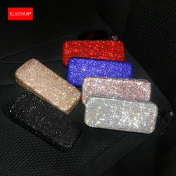 KLASSNUM glasses case women luxury rhinestone Sunglasses Protector Cover Reading Glasses Accessories Anti-fall Pressure Storage
