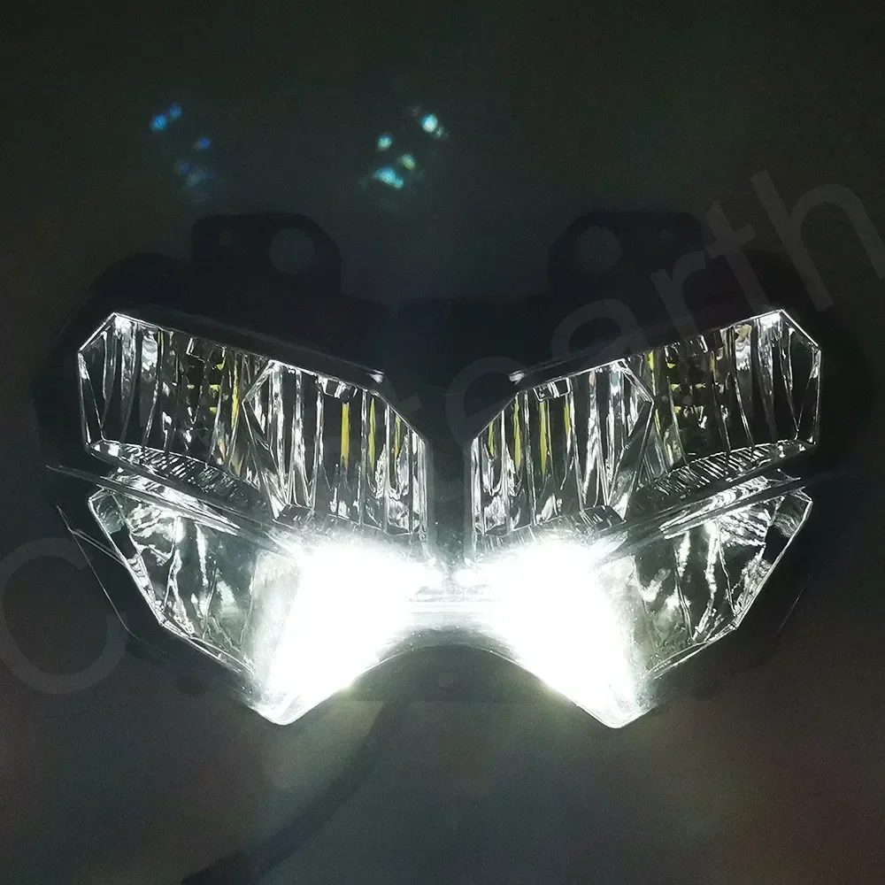 Motorcycle Front Lighting Headlight Headlamp Assembly Kit Fit For Kawasaki Z400 2018 2019 2020 2021 2022, Z650 Z900 20-22