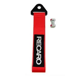 Carro Reboque Nylon Cordas Gancho, Car Styling Moda Tags, Auto Tow Strap Acessórios, Fit para RECARO, VW, BMW, JIPE, NISSAN, HONDA, JDM, 9 Cores