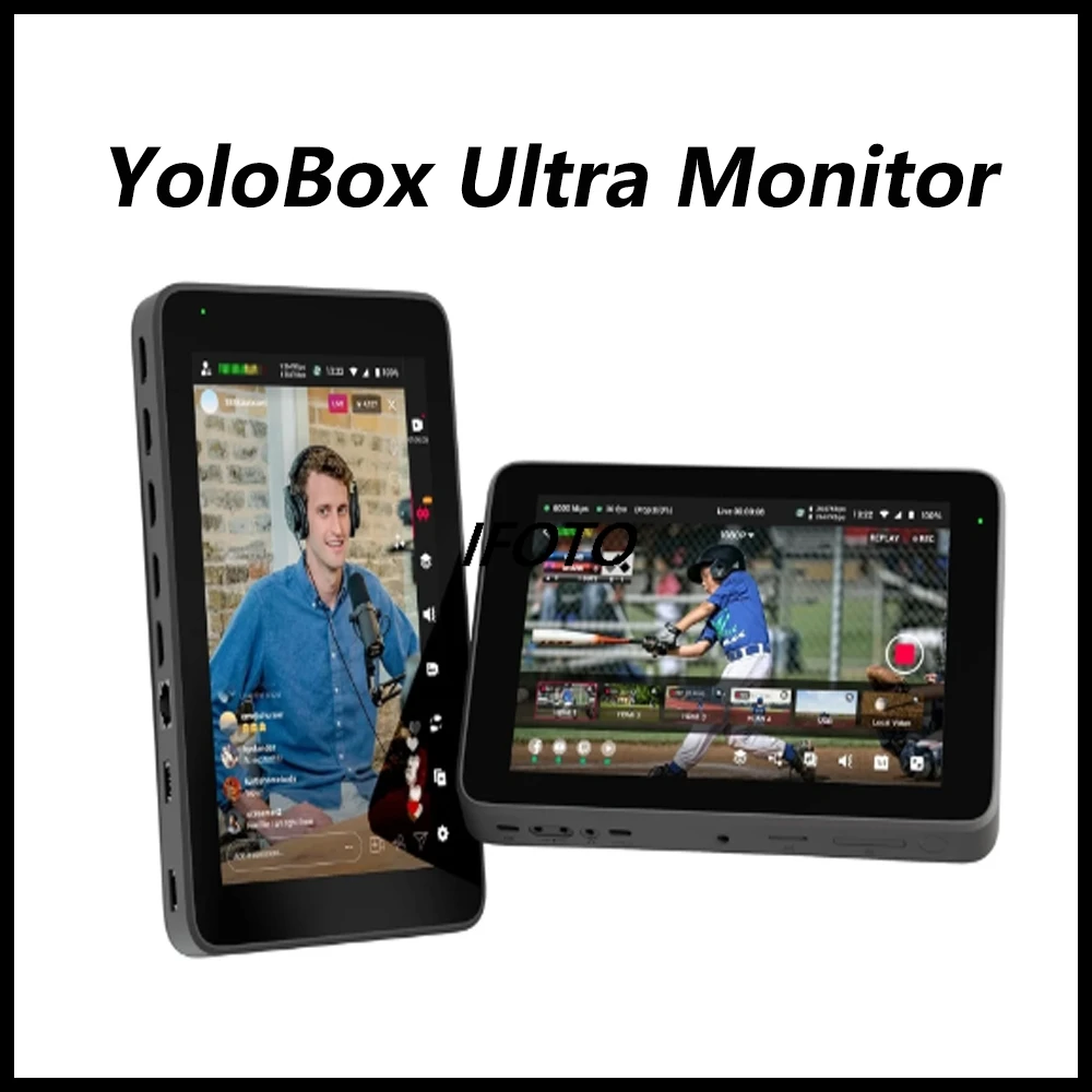 

YoloLiv YoloBox Ultra, The Ultimate All-in-one Horizontal/Vertical Live Streaming Equipment Switcher Monitor Encoder Recorder, f